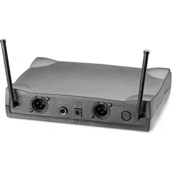 Stagg SUW 50 HH FH EU UHF True Diversity Bezvadu Austiņu Sistēma ar 2 Kanāliem Melna