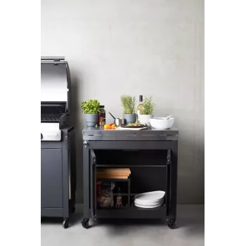 Barbecook Premium Buddy gāzes bārbekjū sānu galds BC-GAS-2070 - Melns