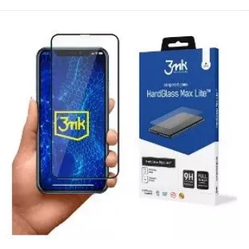 3MK HardGlass Max Lite rūdīta stikla ekrāna aizsargs Apple iPhone XR/11 - Melns