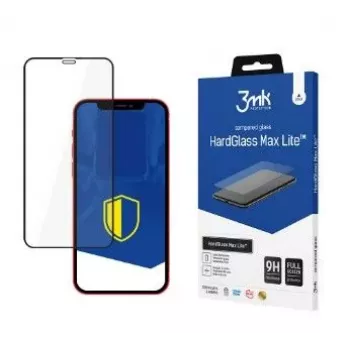 3MK HardGlass Max Lite rūdīta stikla ekrāna aizsargs Apple iPhone 12 / 12 Pro