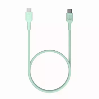 Green Cell PowerStream USB-C uz USB-C kabelis 100W Piparmētru zaļš 0.3m