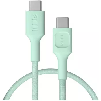 Green Cell PowerStream USB-C uz USB-C kabelis 100W Piparmētru zaļš 0.3m