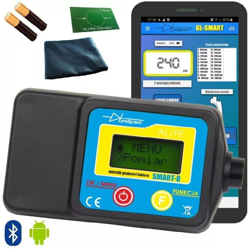 PRODIG-TECH GL-SMART-8 Krāsas biezuma mērītājs