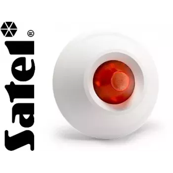 SATEL SOW-300 R Iekštelpu optiskā sirēna, sarkana LED, balta