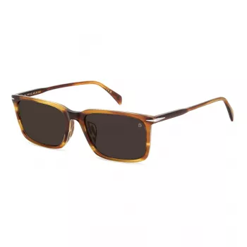 DAVID BECKHAM DB1163FSEX4 Pilot Saulesbrilles Melnas/Pelēkas 58mm