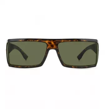 DSQUARED2 D2-0140-S-086 Vīriešu taisnstūra saulesbrilles Havana acetāts Pelēks polikarbonāta lēca 73mm