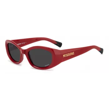 MISSONI Sieviešu saulesbrilles MIS0221SC9A - Brūns Havana acetāta rāmis ar brūniem gradienta polikarbonāta stikliem - 50/19/130 mm