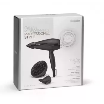 BaByliss 6710DE Fēns 2200W Profesionāls Maiņstrāvas Motors Jonu Tehnoloģija Aukstā Gaisa Poga 2 Koncentratori