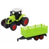 LEAN TOYS Remote Controlled RC Tractor With Trailer 1:16 Green