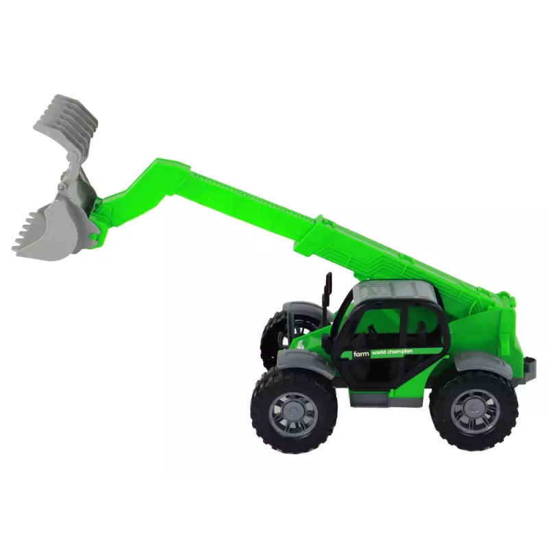 LEAN TOYS Agricultural Vehicle Tractor Green Crane Agricultural Machine