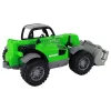 LEAN TOYS Agricultural Vehicle Tractor Green Crane Agricultural Machine
