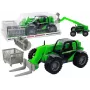 LEAN TOYS Agricultural Vehicle Tractor Green Crane Agricultural Machine