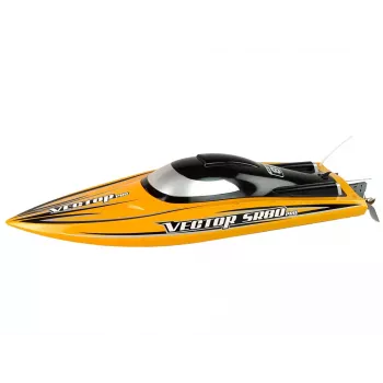 LEAN TOYS SR80 PRO RC Racing Motorboat Brushless ARTR 74 km/h Yellow