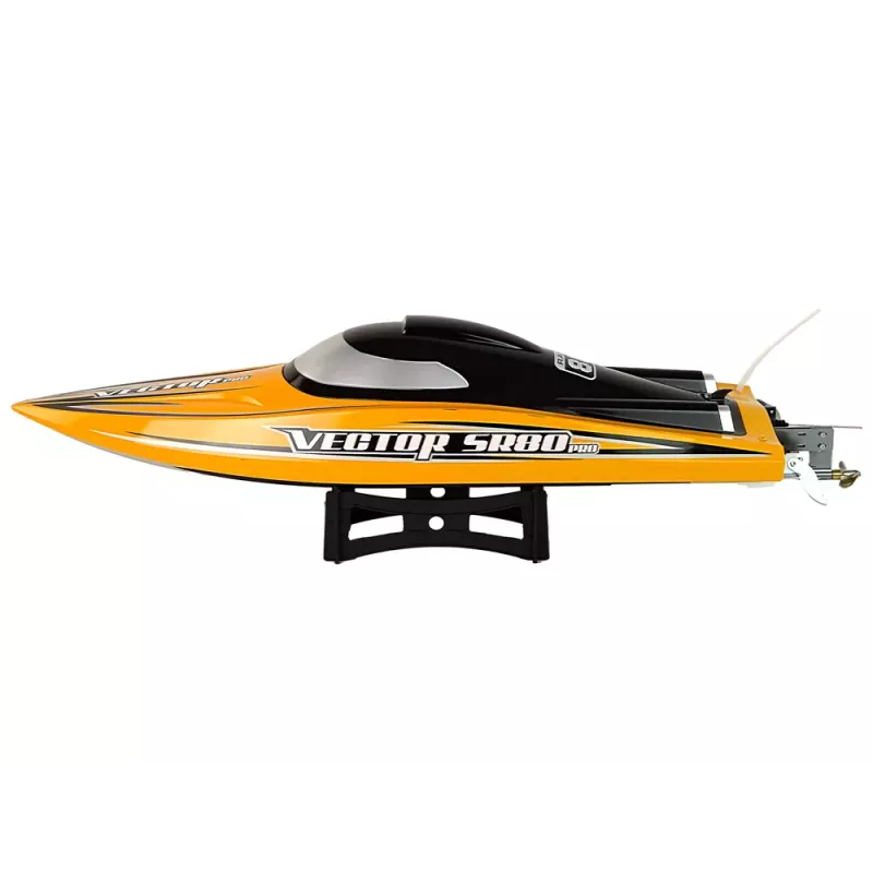 LEAN TOYS SR80 PRO RC Racing Motorboat Brushless ARTR 74 km/h Yellow