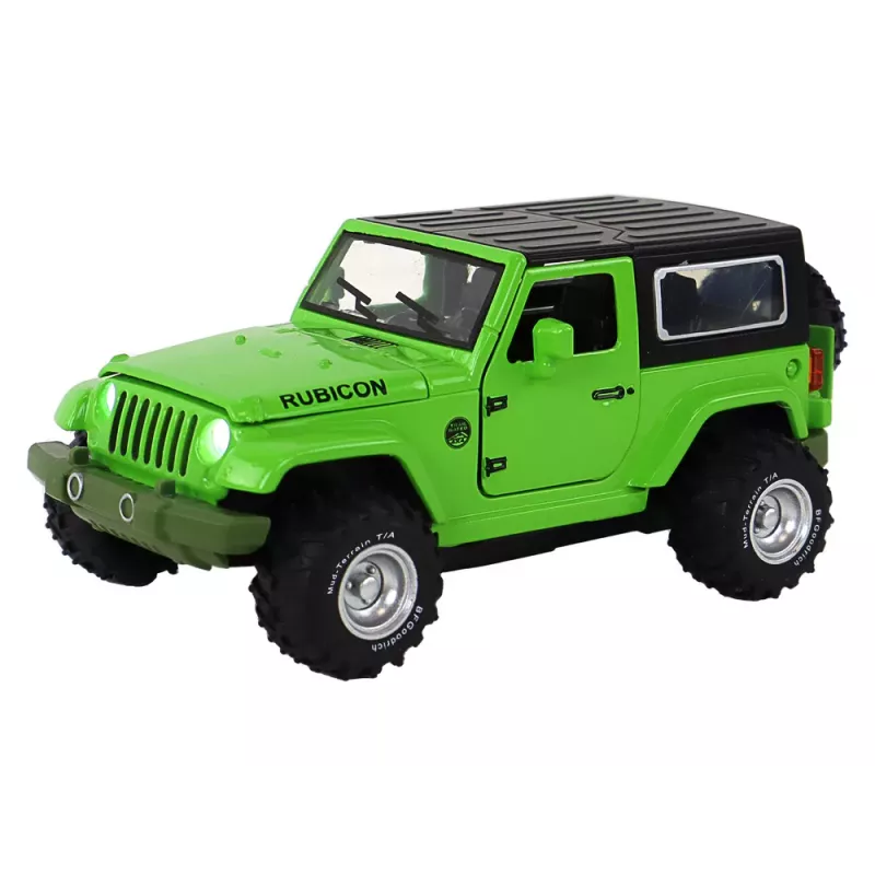 LEAN TOYS Bezceļu Auto Ar Berzes Piedziņu Metāla Zaļš 1:32