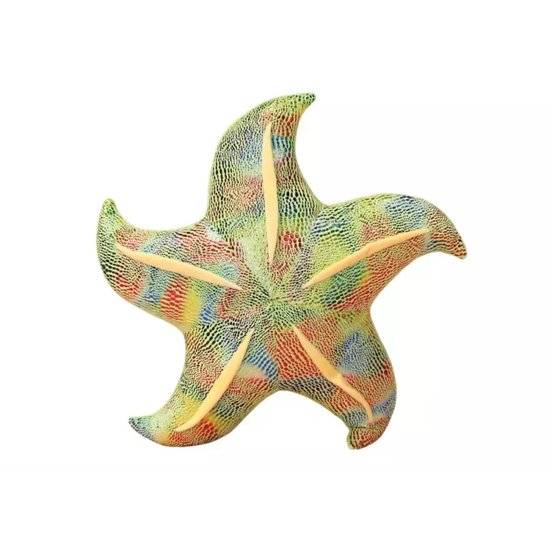 LEAN TOYS Mascot Plush Starfish Green Pillow 45 cm