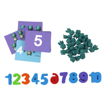 LEAN TOYS Izglītojošā rotaļlieta Dinozauru svari Matemātiskās darbības