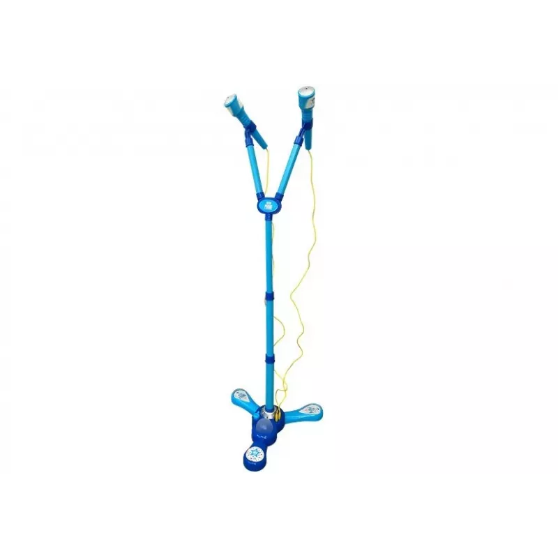 LEAN TOYS Microphone Karaoke Set Blue Tripod