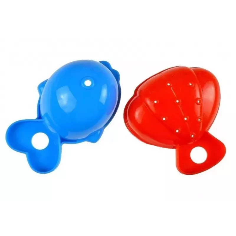 LEAN TOYS Duckie Bathing Set Cups - 3 Stacking Cups & Squirting Duck Bath Toy