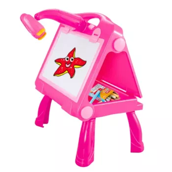 LEAN TOYS Board Easel Projector Table For Painting And Drawing 4in1 49 cm