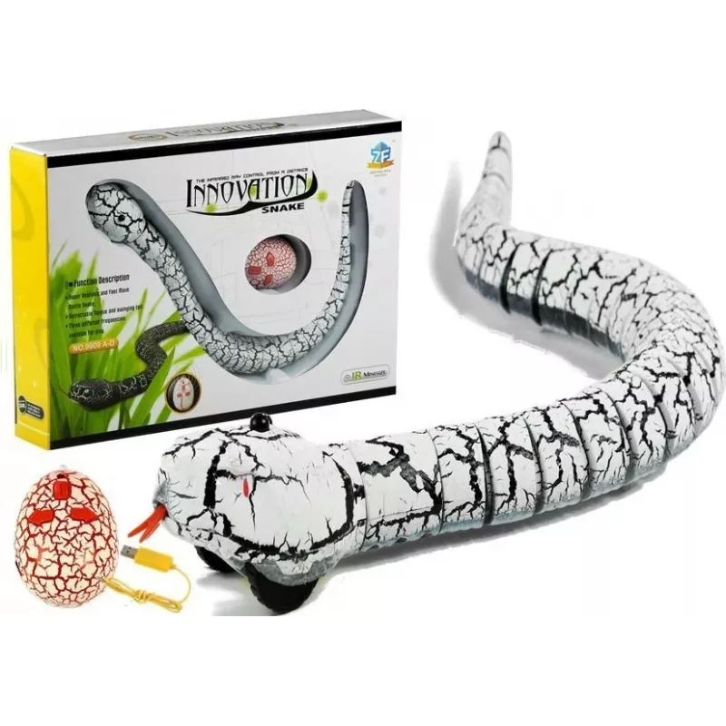 LEAN TOYS Remote Controlled White Snake