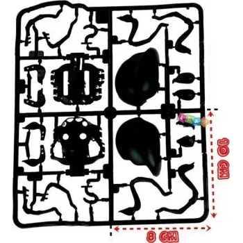 LEAN TOYS Creative Saltwater Powered Spider Kit DIY Black