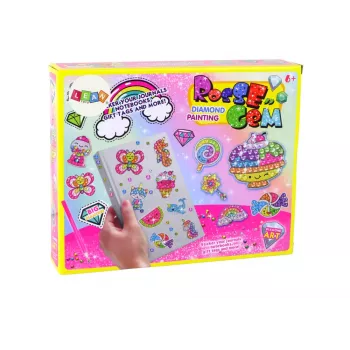 LEAN TOYS Set of DIY Diamond Stickers, Colorful Animals Stickers