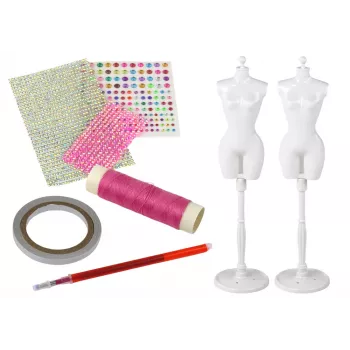 LEAN TOYS Creative Artistic Set for Creating Dresses