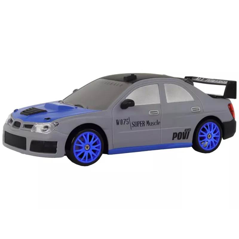 LEAN TOYS Remote Controlled Sports Car R/C 1:24 Gray Replaceable Wheels
