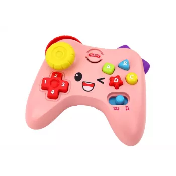 LEAN TOYS Interactive Pad Educational Console Lights Sounds Pink