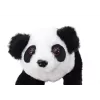 LEAN TOYS Interactive Plush Panda In Pink Blue Transporter