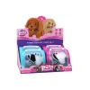 LEAN TOYS Interactive Plush Panda In Pink Blue Transporter