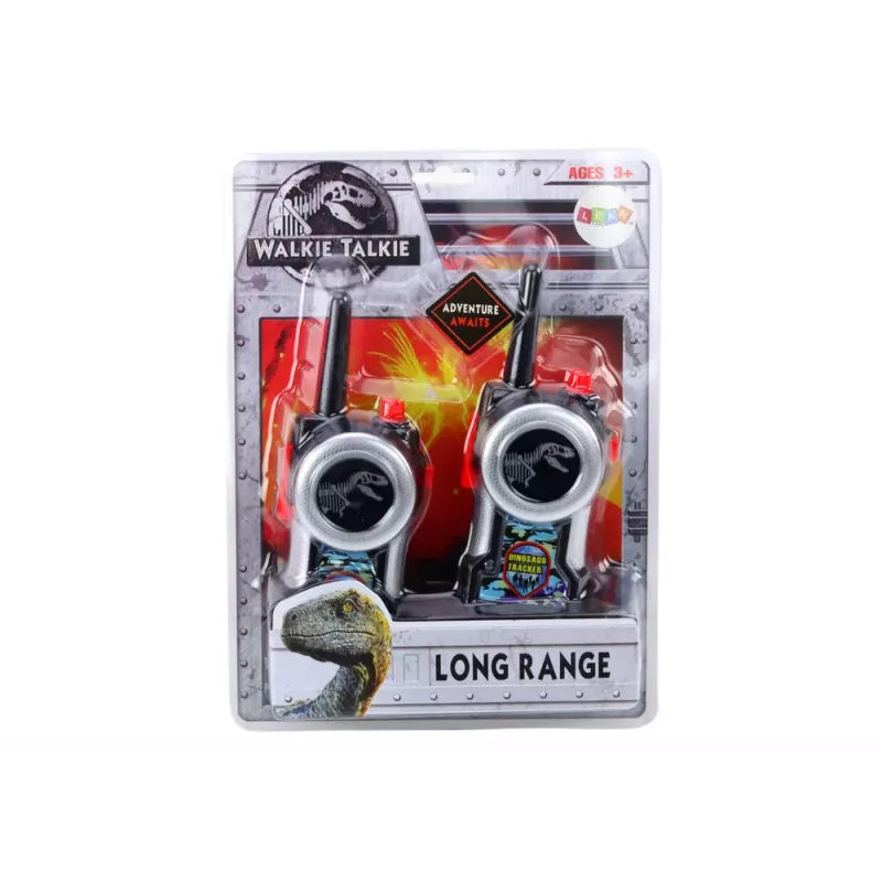 LEAN TOYS Walkie-Talkie Dinosaur Tracker 30-80m Range