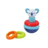 LEAN TOYS Sensorisko rotaļlietu komplekts Koala Tower Educational Cube Spinners