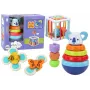 LEAN TOYS Sensorisko rotaļlietu komplekts Koala Tower Educational Cube Spinners