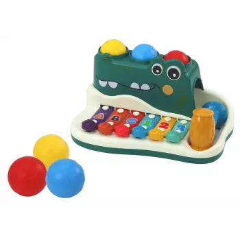 LEAN TOYS Cymbals Piano Crocodile Organ Hammer Balls Educational Instrument
