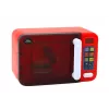 LEAN TOYS Microwave Oven Toy Microwave Red Accessories