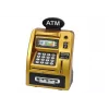 LEAN TOYS ATM krājkasīte bērniem mācībām taupīt Gold Black