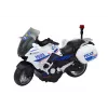 LEAN TOYS Police Sports Motorcycle With Friction Drive, Scale 1:10