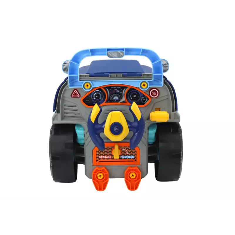 LEAN TOYS Workshop Engine Truck Disassembly DIY Kit Blue