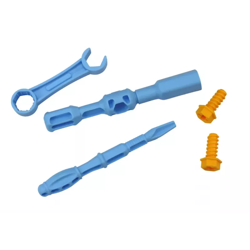 LEAN TOYS Workshop Engine Truck Disassembly DIY Kit Blue