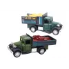 LEAN TOYS Aluminum Delivery Car with Opening Doors, Lights and Sounds 1:24 Die-Cast Metal Van
