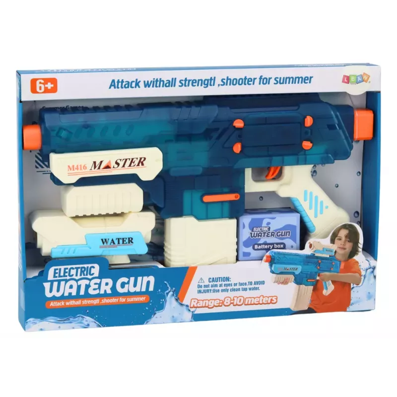 LEAN TOYS Rifle Rechargeable Water Gun M416 500ml Range 8-10m
