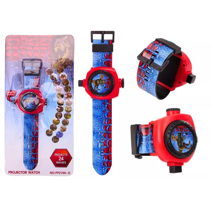 LEAN TOYS Electronic Watch With Dinosaur Projector 24 Slides