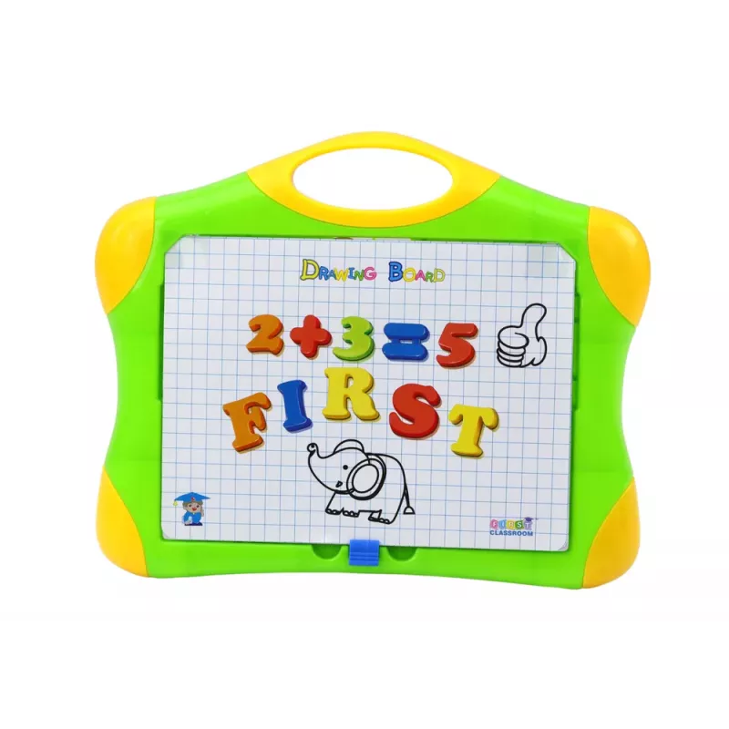 LEAN TOYS Magnetic Educational Board Letters Numbers Marker Pen Sponge