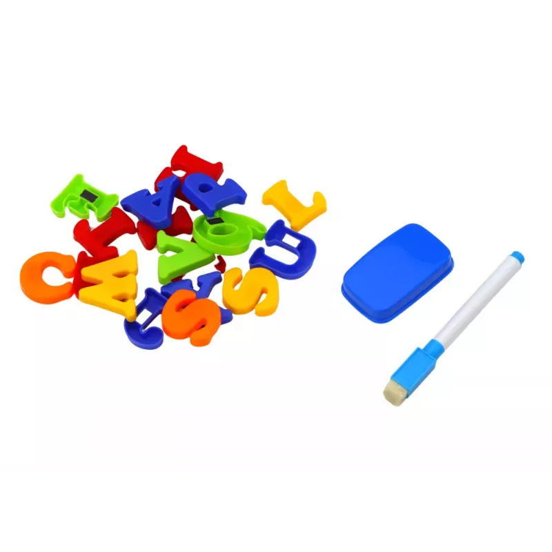 LEAN TOYS Magnetic Educational Board Letters Numbers Marker Pen Sponge
