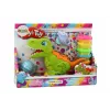 LEAN TOYS Dinosaur Playdough Set 6 Colors Dolphin Molds Scallop