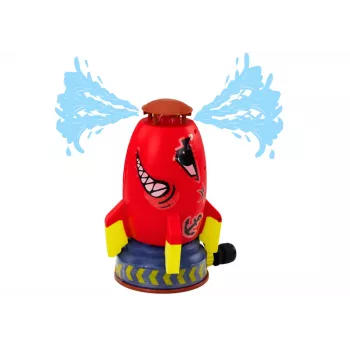 LEAN TOYS Ūdens raķetes un smidzinātāja palaidējs Red Shark