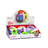 LEAN TOYS Sensoriskā Bumba Mazulim, Gumija, Gaismas, Skaņas, Krāsaina