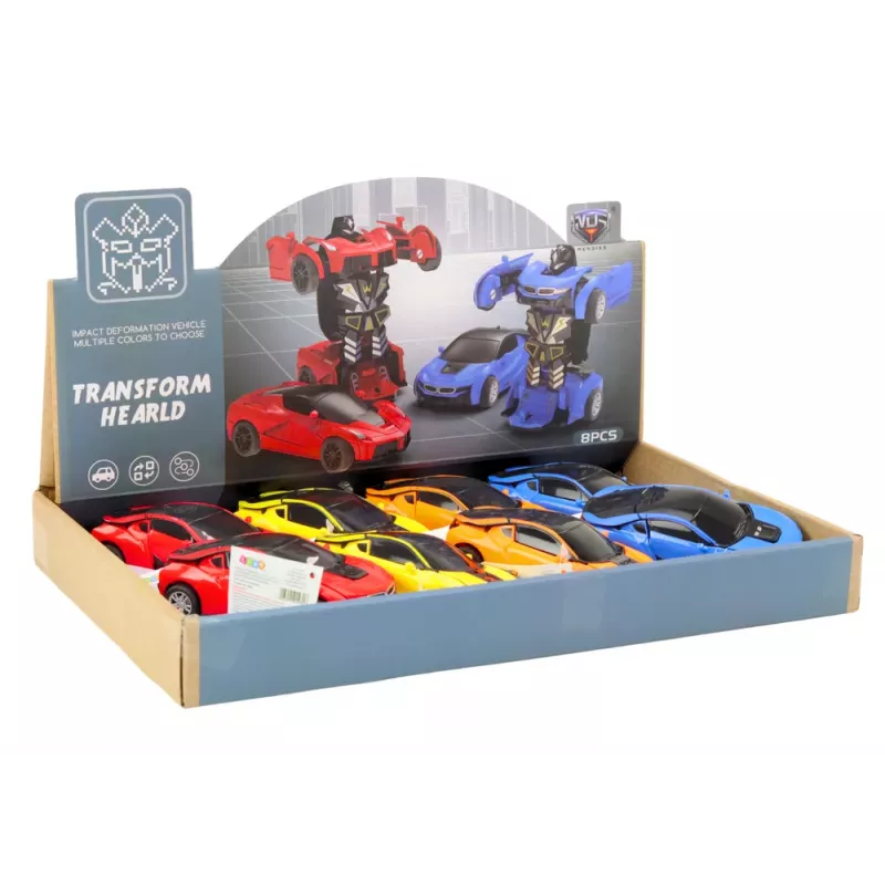 LEAN TOYS Auto-Robot 2in1 Robot 4 Colors